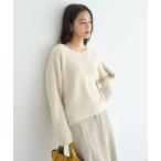 ショッピングラメ ニット セーター ラメシャギードルマンニット レディース