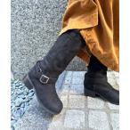 ブーツ シンプル エンジニア ベルト ミドル ブーツ 2469 レディース