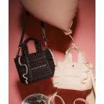 トートバッグ 「フリルトートミニ」ツイード レディース