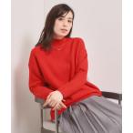 ショッピングハイネック ニット セーター 「洗濯機OK」ミックスヤーンハイネックニット レディース