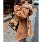 コート アウター インナーファー　コート レディース