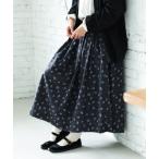 スカート 星と青い鳥のスカート