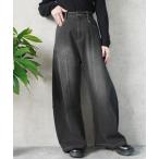  джинсы Denim Denim брюки обратная сторона ворсистый Denim широкий машина b брюки женский 