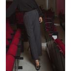  брюки [ одиночный товар ] стрейч asimeto Lee плиссировать дизайн брюки [Callarus] женский 