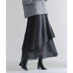 スカート プリーツティアードスカート632906