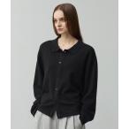  кардиган [CALLNE]Basic Knit Shirt Cardigan / Basic вязаный рубашка кардиган ( воротник имеется ) мужской женский 