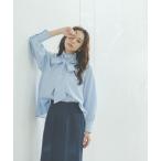 ショッピングリボン ブラウス シャツ ハイネックリボンボウブラウス レディース