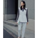  слаксы брюки передний кнопка pe слива жилет SETUP конические брюки женский 