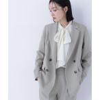 ジャケット テーラードジャケット クラッシー SETUP ダブルブレストジャケット レディース