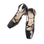 サンダル アートストラップサンダル レディース