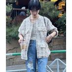  пальто внешний [ in листовые рессоры nsa-@akane_nagata сотрудничество ] твид жакет женский 