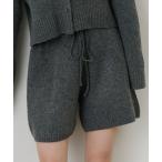 パンツ メランジニットショートパンツ「セットアップ可能」 レディース
