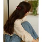 ヘアピン リボン ヘアクリップ