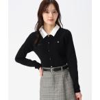 ショッピングドゥ カーディガン 2025秋冬新作 襟付きケーブルカーディガン レディース