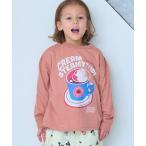tシャツ 袖リブプリントロンT キッズ 子供服 男の子 女の子