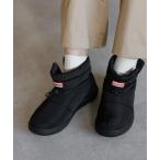 ショッピングブーティー ブーツ 「HUNTER」IN / OUT COSY PUFF SIDE VENT BOOTIE レディース