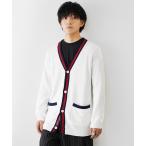  кардиган [MinoriTY select] длинный длина трехцветный кардиган мужской осень одежда зима одежда мужской женский 