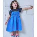 ショッピング服 ワンピース チェックフリルキャミワンピース キッズ 子供服 女の子