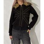 ショッピングスタッズ パーカー ユニオンスタッズフェイクファーパーカー レディース