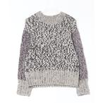 「Luftrobe」 長袖ニット 9号 パープル レディース