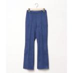 「HARE」 ブーツカットパンツ FREE ブルー レディース