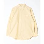 「DANTON」 ワンポイント長袖シャツ 38 イエロー メンズ