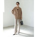 ショッピングロングカーディガン 「NOBLE」 ニットカーディガン - ベージュ レディース