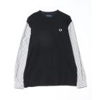ショッピング長袖tシャツ 「FRED PERRY」 長袖Tシャツ M ブラック メンズ