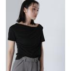 「NATURAL BEAUTY BASIC」 半袖カットソー FREE ブラック レディース