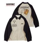 「over print」 ナイロンブルゾン MEDIUM ブラック系その他 メンズ