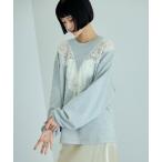 「ADAM ET ROPE'」 スウェットカットソー FREE グレー レディース