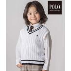 ショッピングSlip ベスト  「POLO BCS(ポロ・ビーシーエス)×SLAP SLIPコラボ」チルデンニットベスト(90~130cm) キッズ 子供服 男の子 女の子