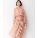 ドレス 「APPLAUDIR」ドットクレープシフォン ドレス