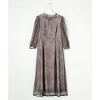 ショッピングドレス ドレス 「Lily Calin」バイカラードットチュール ドレス