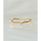 ショッピング13号 指輪 リング 「WEB限定」K18vermeil ダイヤモンド3石 ニュアンスリング レディース