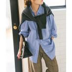 ショッピング綿 ブラウス シャツ 「追加」50コットンオーバーシャツ レディース