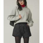 パンツ キルティングショートパンツ レディース