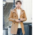 ショッピングスウェード トレンチコート コート 「CavariA/キャバリア」フェイクスウェードトレンチコート メンズ レディース