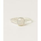 指輪 リング スクエアムーンストーンリング（SV925) レディース