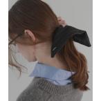 ショッピングシュシュ シュシュ ストライプスクエアシュシュ