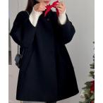 ショッピングダッフル ダッフルコート コート スタンドカラーシングルブレスコート レディース