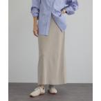 ショッピングロングスカート スカート ナローロングスカート-CreamyCotton /クリーミーコットン-