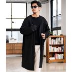 カーディガン 「CavariA/キャバリア」ウールライクロングカーディガン メンズ レディース