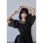 ショッピングパーティードレス ドレス ラインストーンツイストパフスリーブドレス パーティードレス オケージョンドレス 結婚式 二次会 同窓会 成人式 お呼ばれワンピース