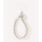 ショッピングスマホ ストラップ ボールチェーン×パールスマホストラップ