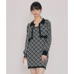 セットアップ クラシカルニットカーディガン×キャミソールニットワンピースセットアップ レディース