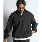 ショッピングウール シャツ WOOL LIKE PONTE PO SHIRT：ポンチ素材 ウールライク プルオーバーシャツ メンズ