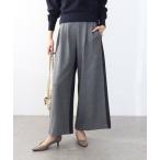 パンツ 配色ワイドパンツ レディース