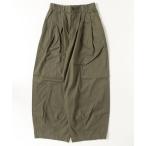 [coen] брюки-чинос L оливковый женский 