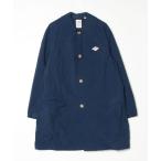 「DANTON」 ステンカラーコート 42 ネイビー メンズ